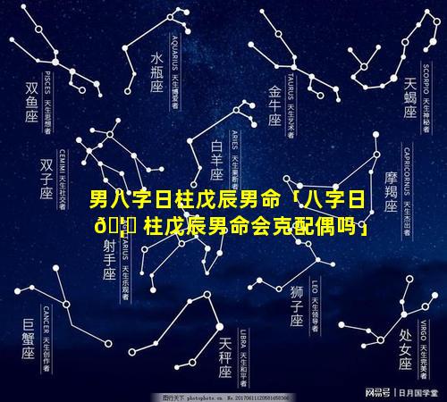 男八字日柱戊辰男命「八字日 🦉 柱戊辰男命会克配偶吗」